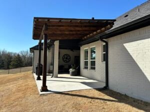 new pergola installation
