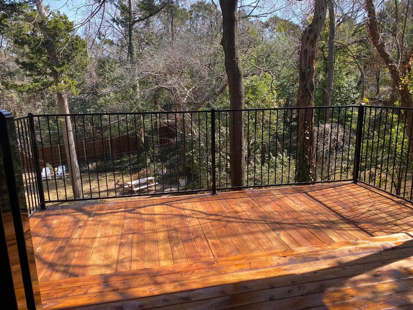 brand new deck built in Plano