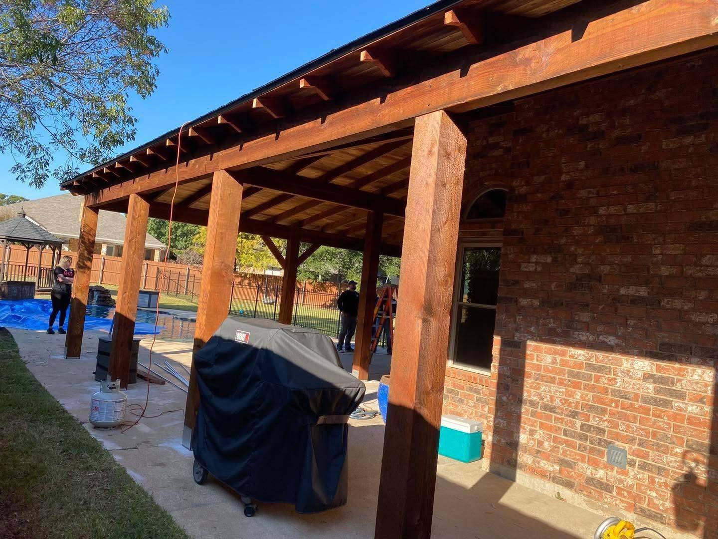 large covered patio contractors